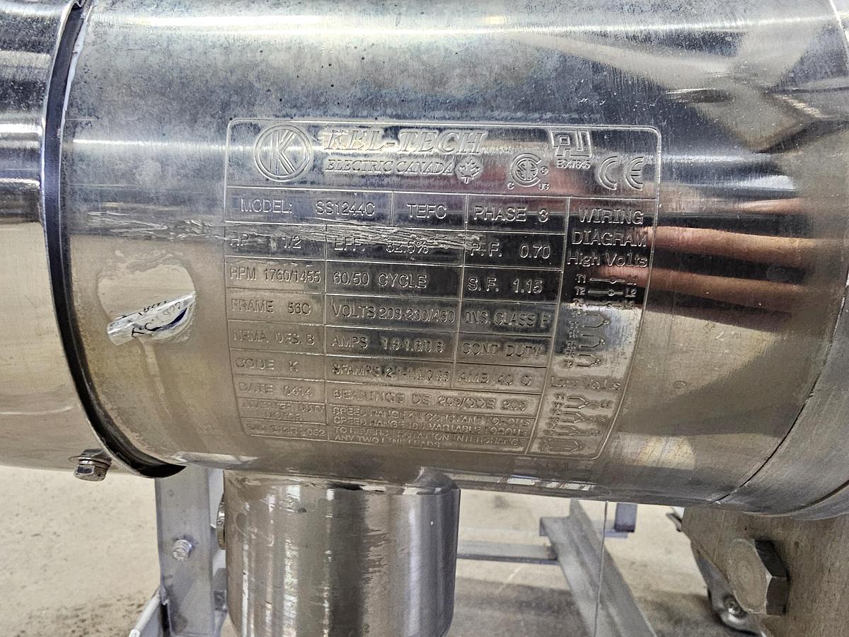 Used Used Fortress Stealth Metal Detector with Belt Conveyor & Pneumatic Rejector