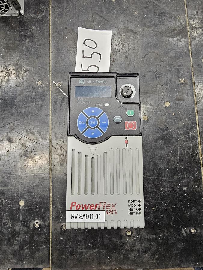 Used Used Allen-Bradley Variable Frequency Drive, Model 25B-E1P7N104, 1 HP, 460-600V