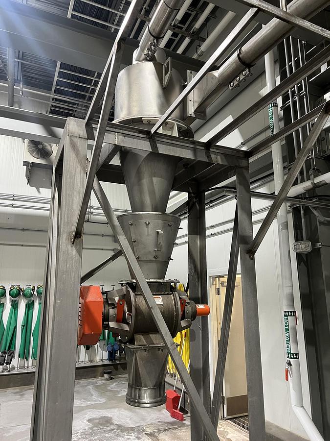 Used Used Kice Venturi Jet Filter, With Rotary Airlock, with Blower