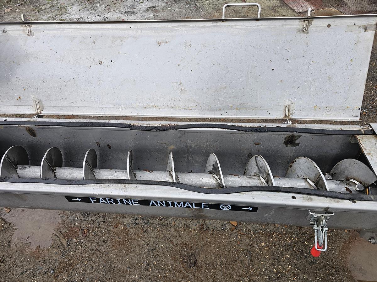 Used Used Law Marot Milpro screw conveyor, 10'' Wide x 360'' Long