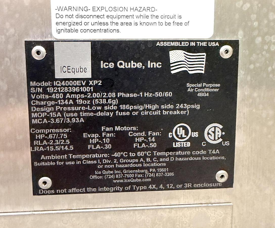 Used Used GEA Westfalia Clarifier Skid, Model GSC 18-06-577