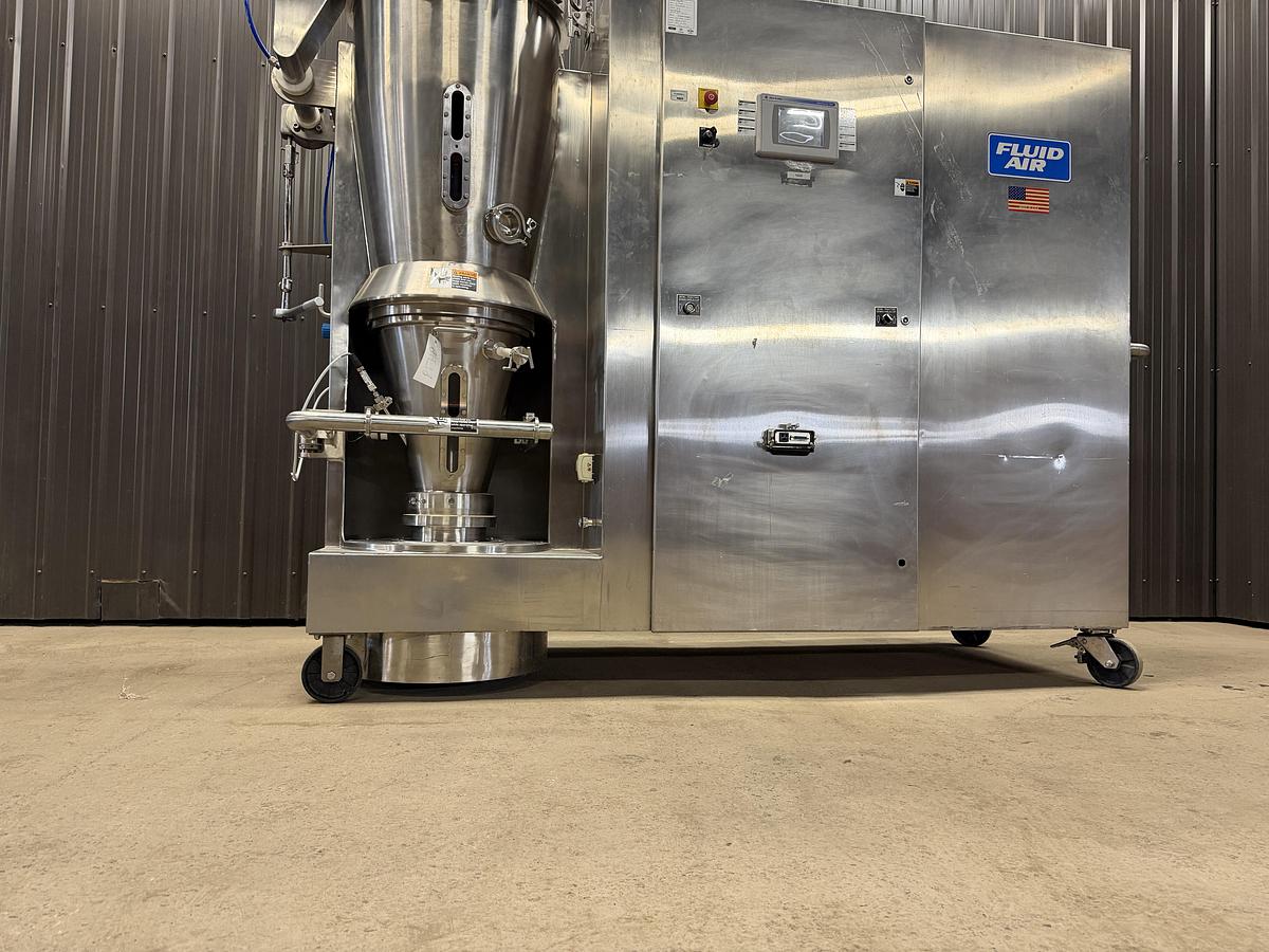 Used Used Fluid Air Fluid Bed Dryer / Granulator, Model 20L
