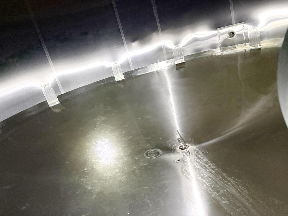 Used Used 17,000 Gallon DCI Tank, 304 Stainless Steel