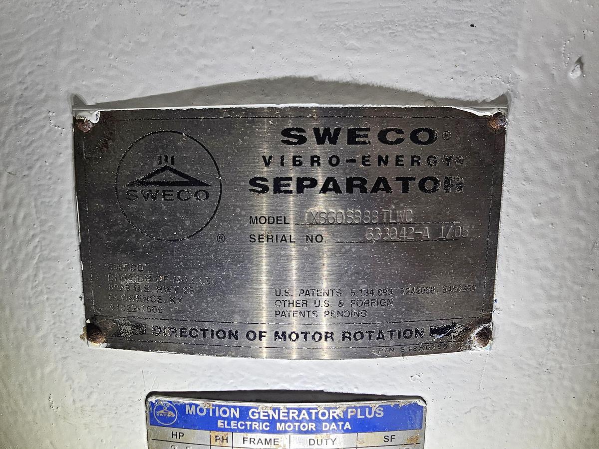 Used **Levy Recovery Group Michigan - lot 112 - sweco screen 60''