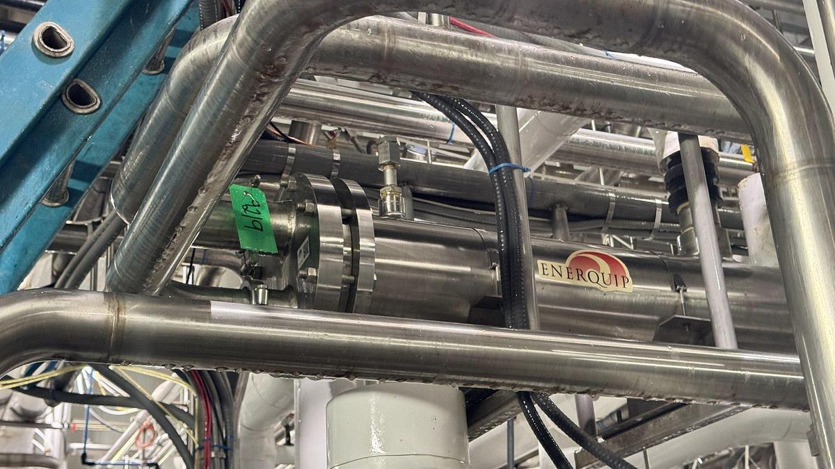Used Used Enerquip Heat Exchanger, Tube & Shell