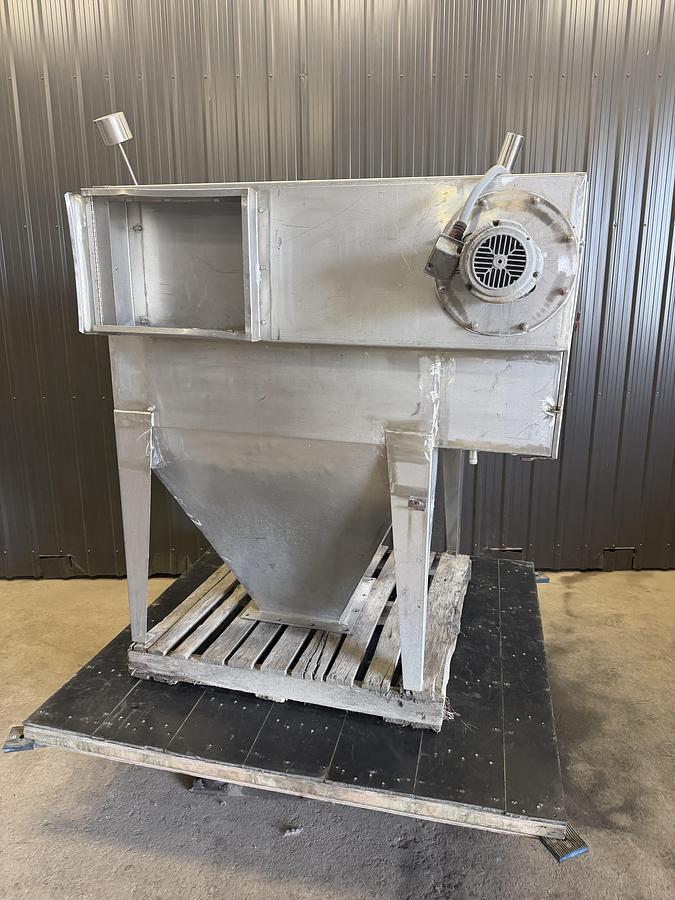 Used Used Stainless Steel Bag Dump Station