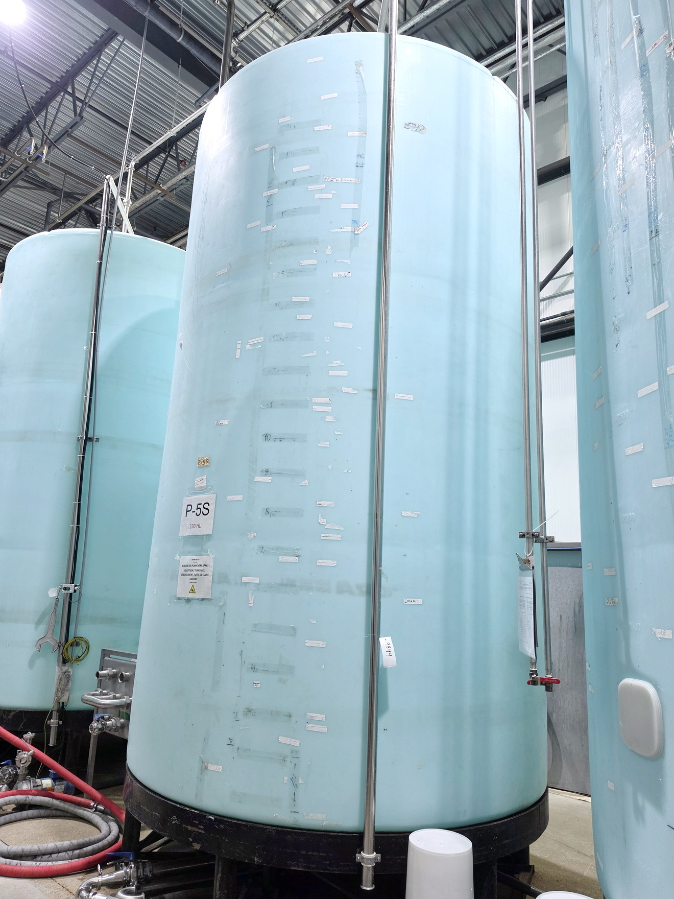 Used Used 6000 Gallon Tank, Reinforced Polypropylene