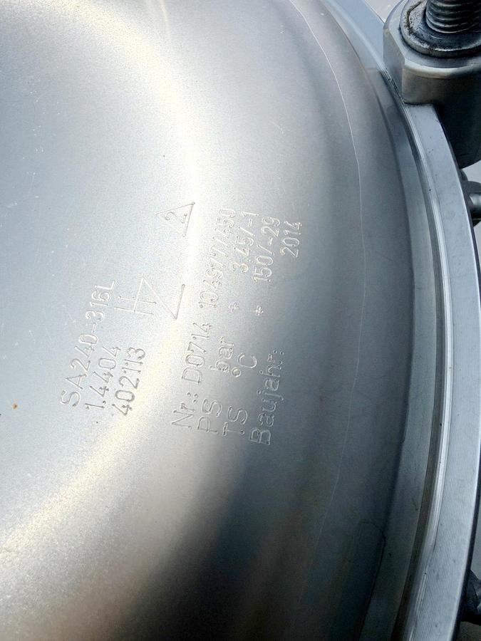 Used Used 5000 Gallon Tank (Vessel), 316 Stainless Steel