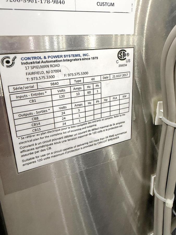 Used Used GEA Westfalia Clarifier Skid, Model GSC 18-06-577