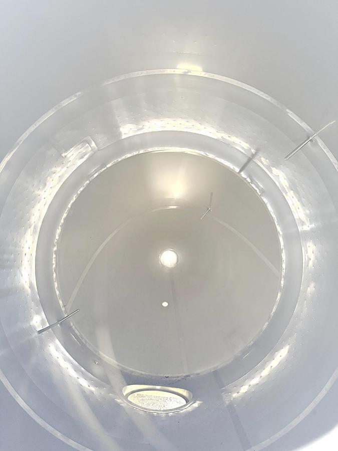 Used Used 2480 Gallon Jacketed Tank, 304 Stainless Steel