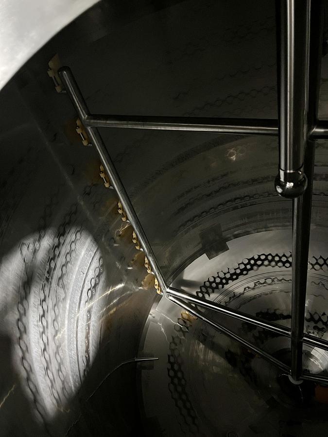 Used Used 1600 Gallon Jacketed Tank, Stainless Steel, With Scrape Agitation & Twin Screw Pump