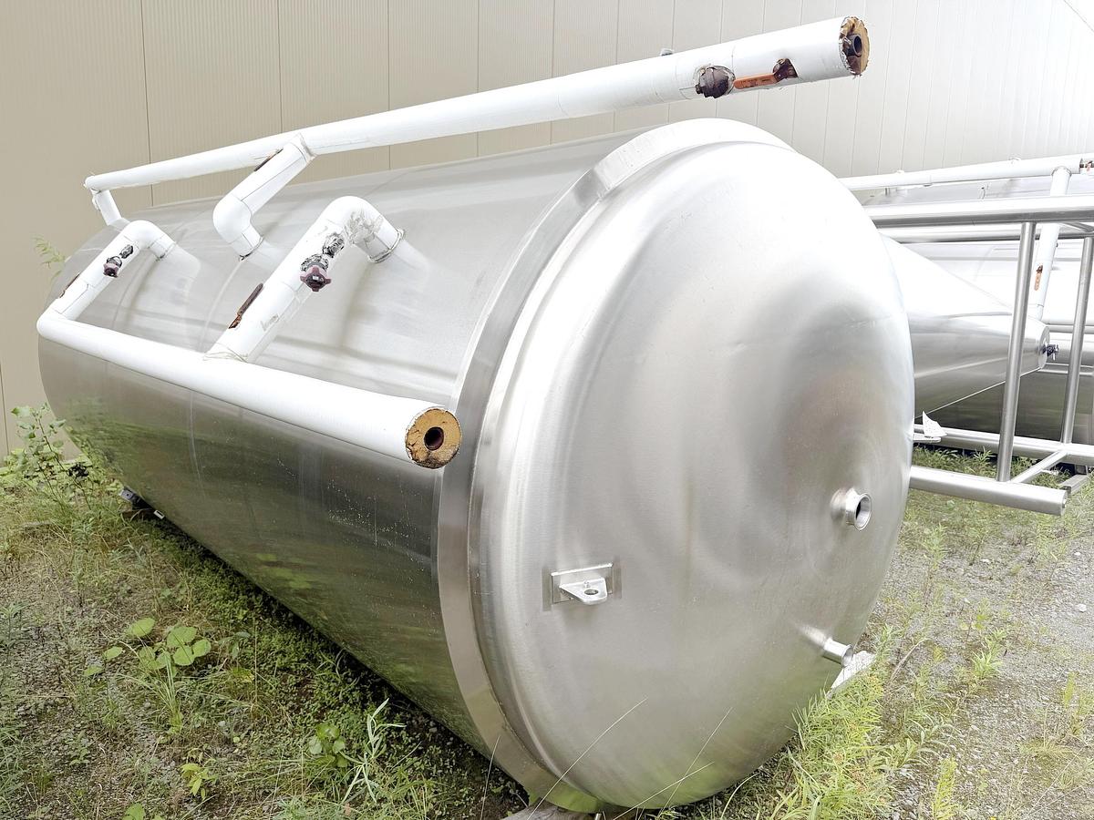 Used Used 2480 Gallon Jacketed Tank, 304 Stainless Steel