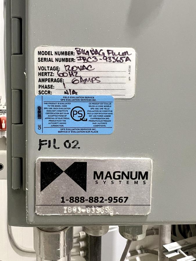 Used Used Magnum Systems IBC-3000 Bulk Bag Filling Station