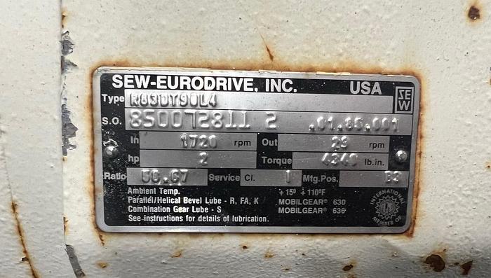 Used USED ROTARY AIR LOCK VALVE, SIZE: 5" X 10", CARBON STEEL