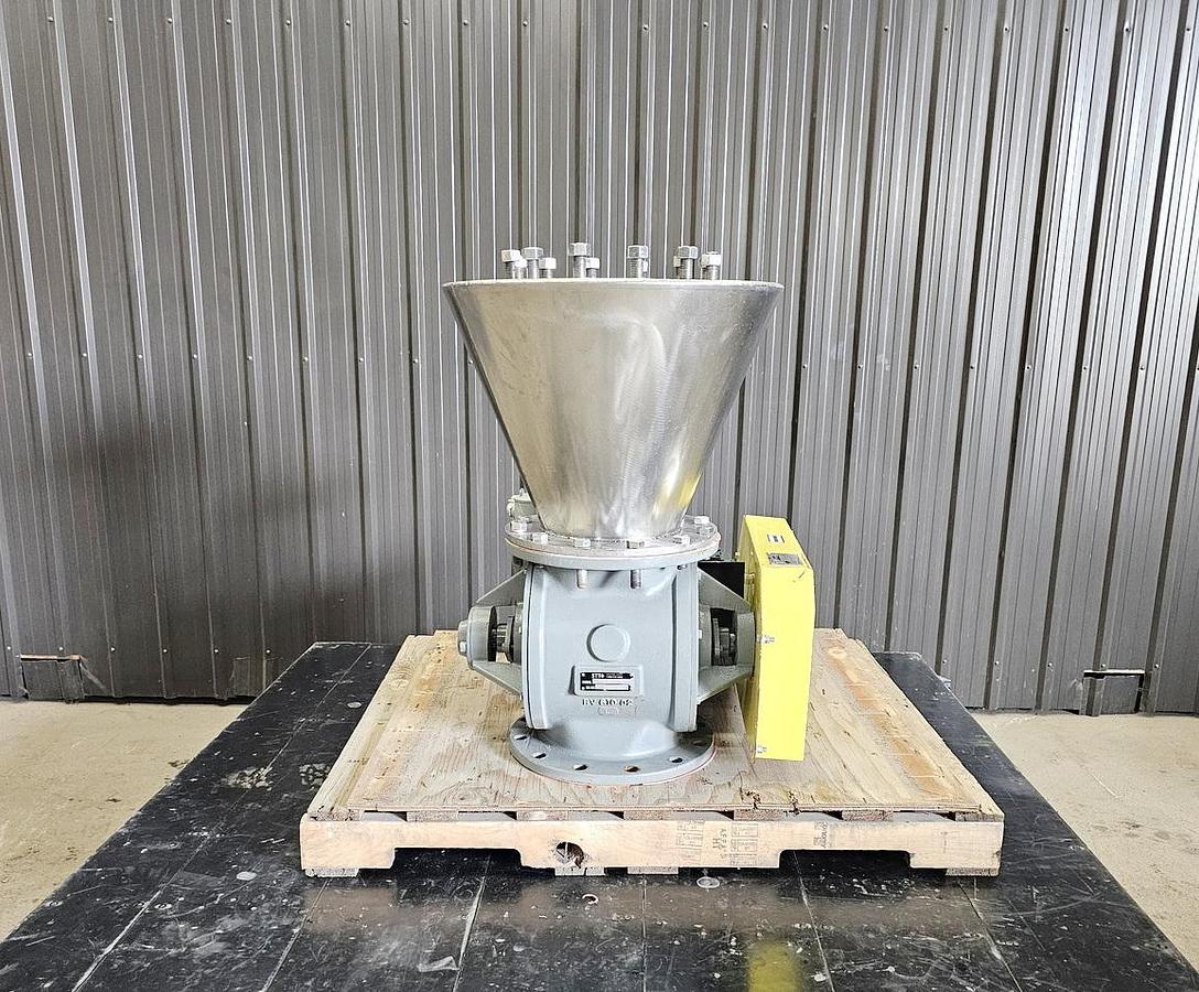 Used Used Rotary Air Lock Valve, 10" X 10"