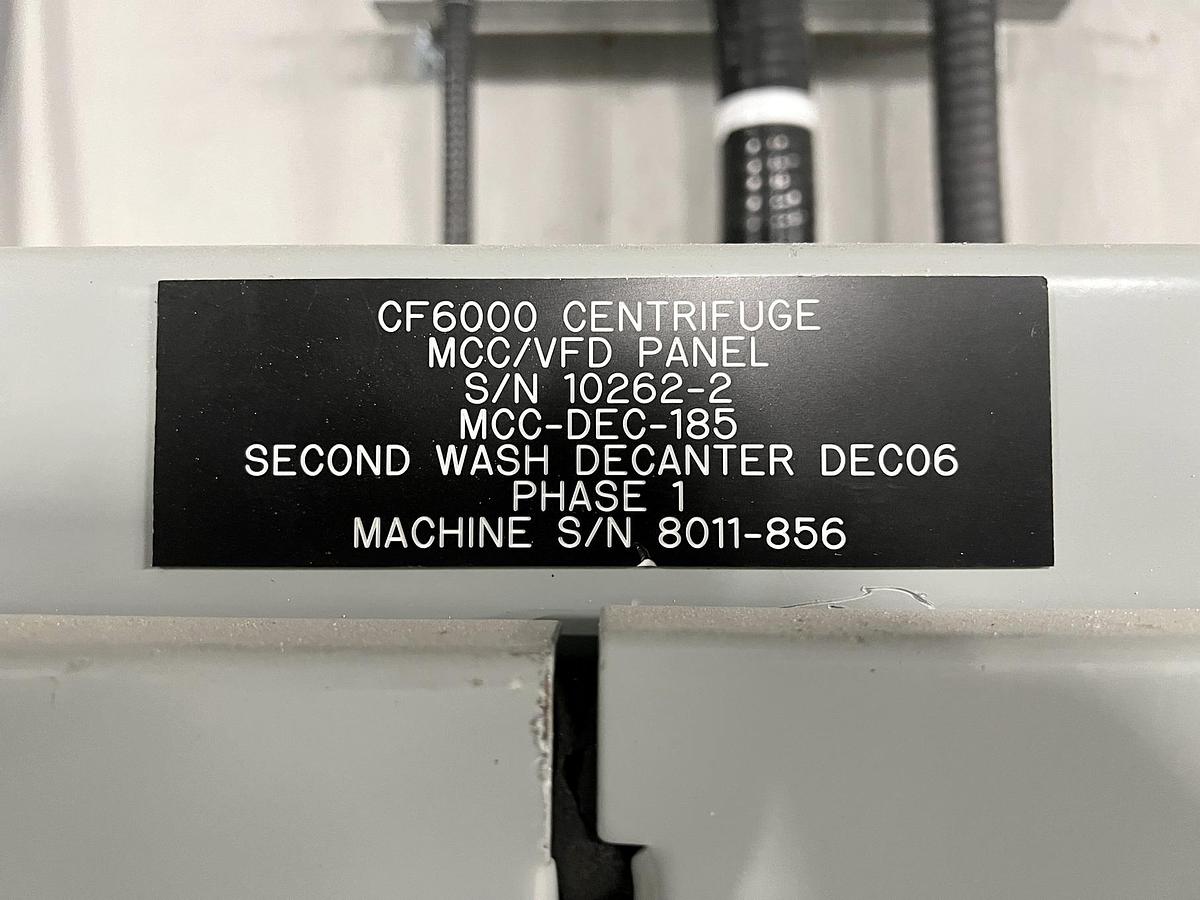 Used Used GEA Westfalia Decanter Centrifuge, Model Protein Master CF 6000