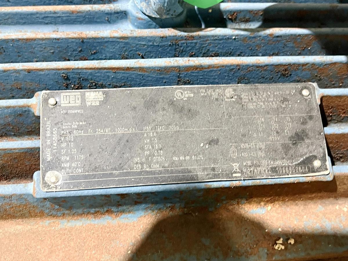 Used Used Fristam Twin Screw Pump, Model FDS2