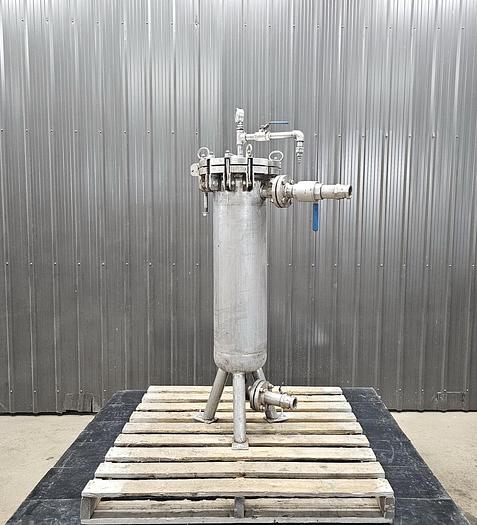 Used USED FILTER, BASKET TYPE, 2" INLET/OUTLET, STAINLESS STEEL