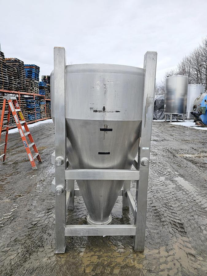 Used Used 310 Gallon Tank (Tote), Stainless Steel