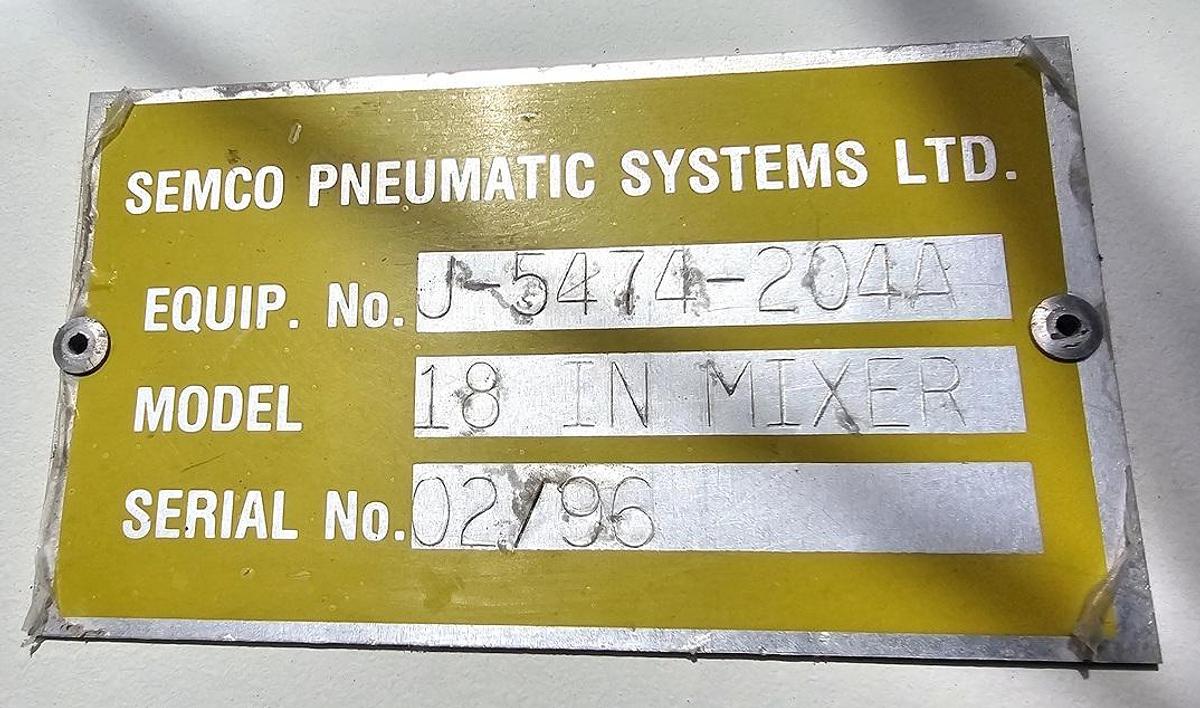 Used Hopper with screw valve