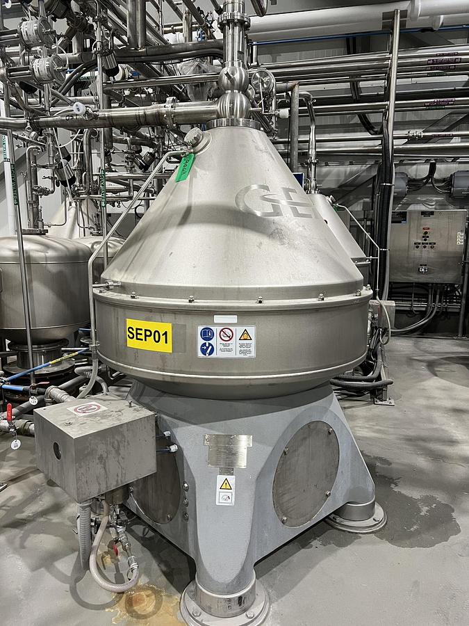 Used Used GEA Westfalia Disc Stack Centrifuge, Model SSI-300-06-772
