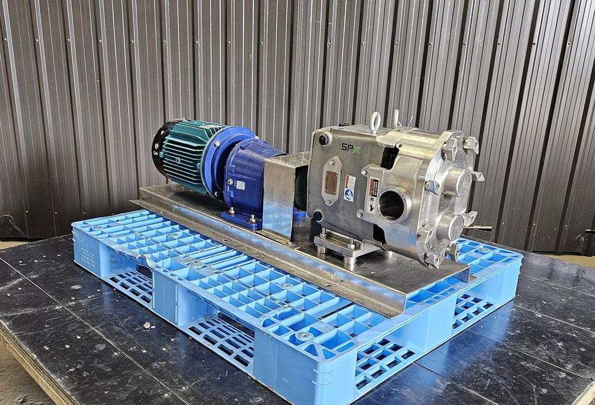 Used Used SPX Rotary Lobe Pump, Model 130-U1, 10 HP