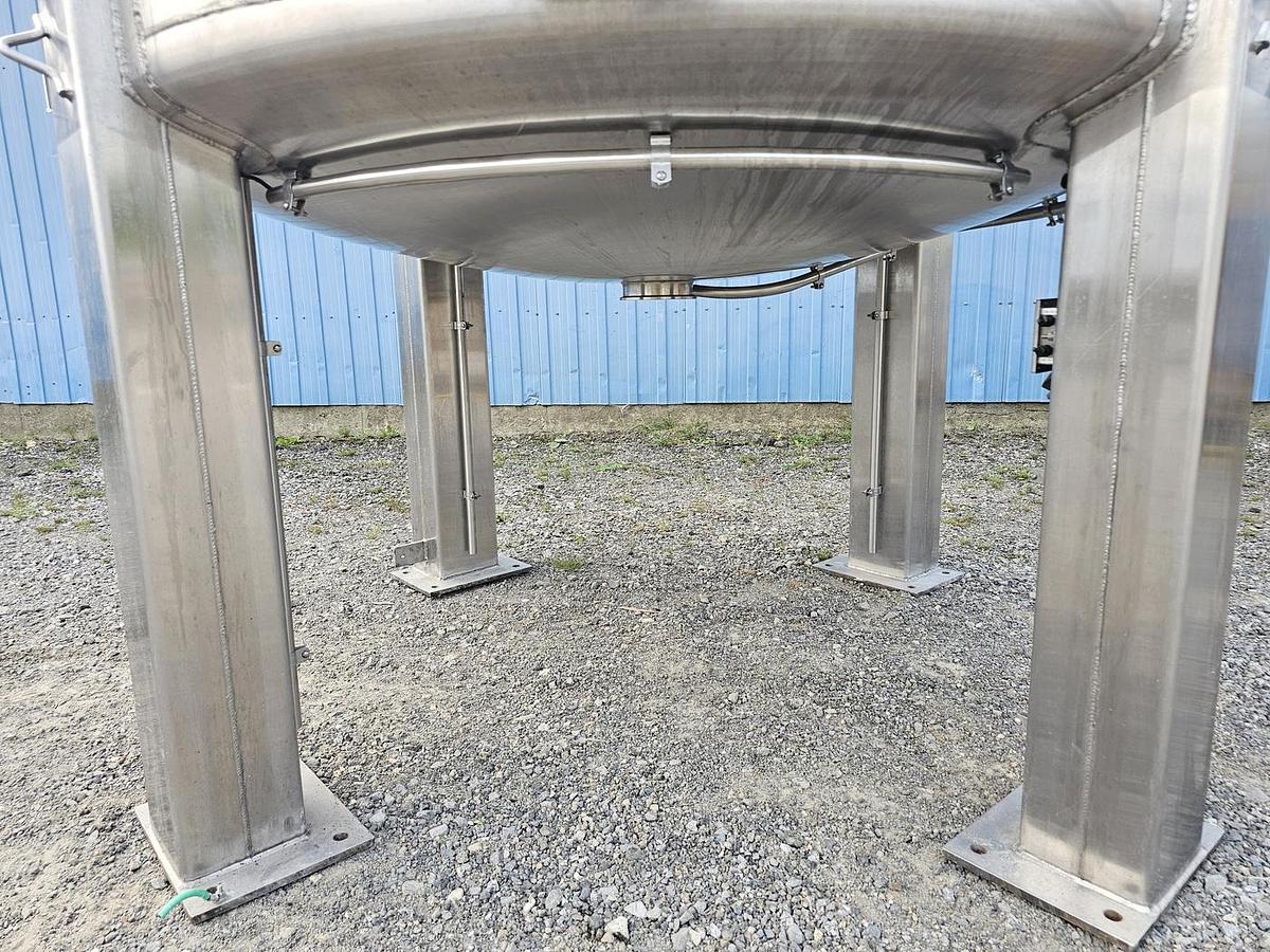 Used Used 2500 Gallon Jacketed Tank, 316 Stainless Steel, With Mixer