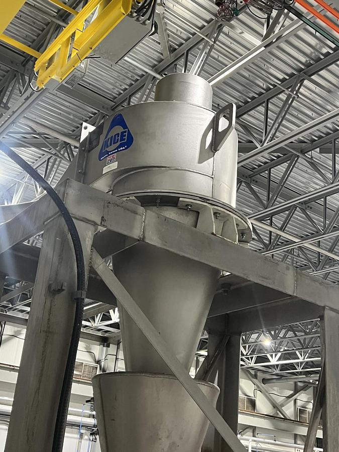 Used Used Kice Venturi Jet Filter, With Rotary Airlock, with Blower