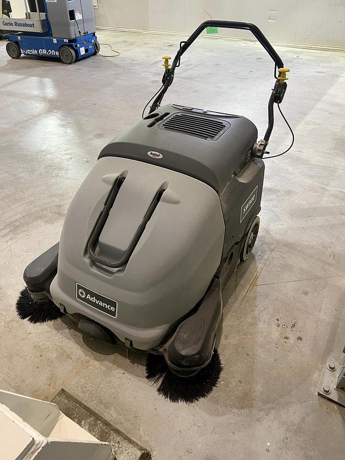 Used Used Nilfisk Advance Floor Sweeper, Model SW900