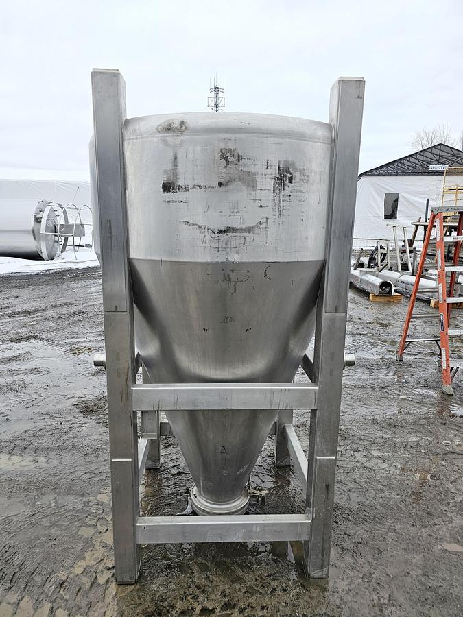 Used Used 310 Gallon Tank (Tote), Stainless Steel