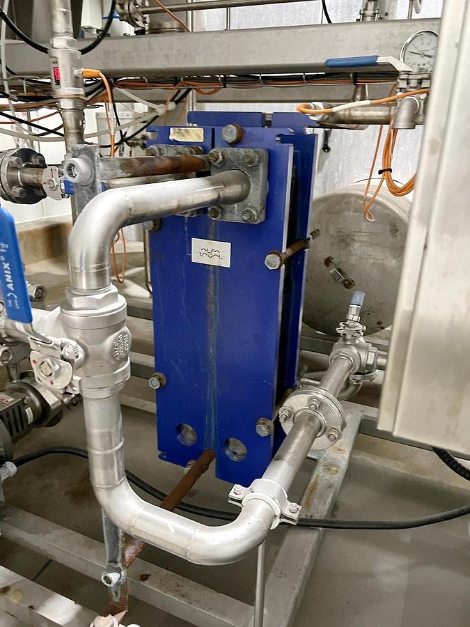 Used Used Caloris MVR Heated Forced Circulation Evaporator System