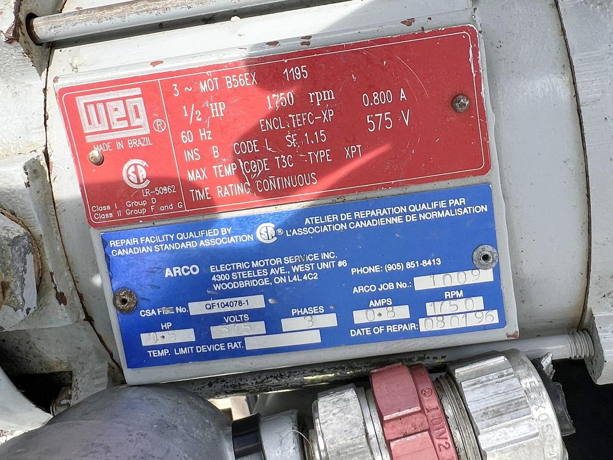 Used Used Semco Dust Collector, Pulse Air, with Rotary Valve