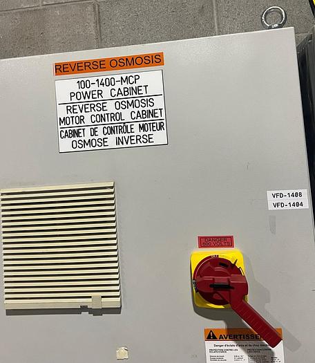 Used USED OSMO MEMBRANE SYSTEMS GMBH, COMPLETE REVERSE OSMOSIS SYSTEM