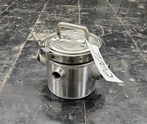 Used USED 2" ERIEZ MAGNETICS MAGNET TRAP, JACKETED, SANITARY