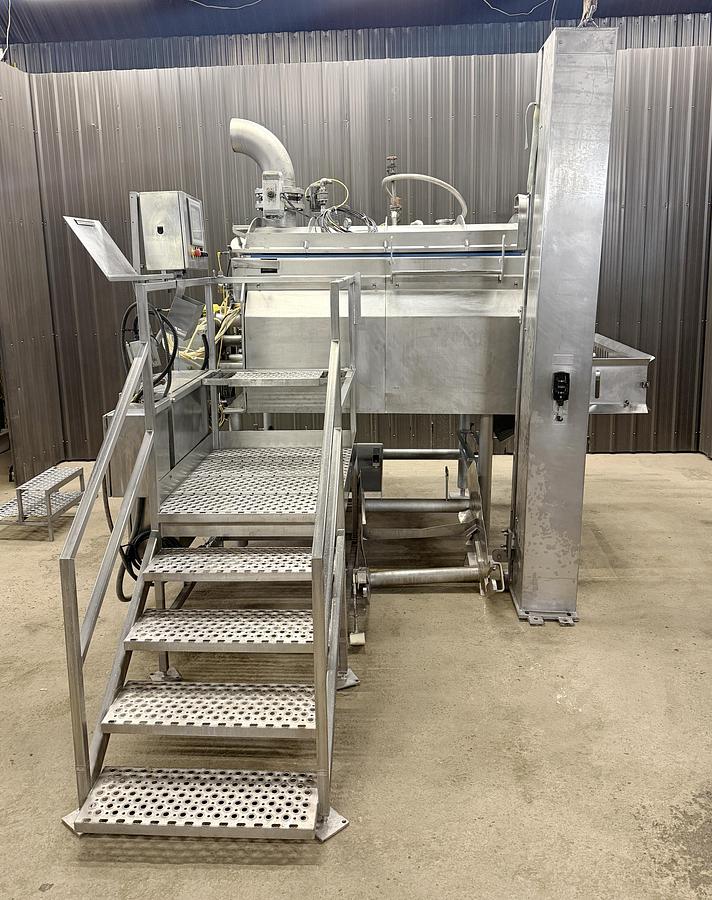 Used Used Mepaco Jacketed Double Ribbon Blender, 33 Cubic Feet