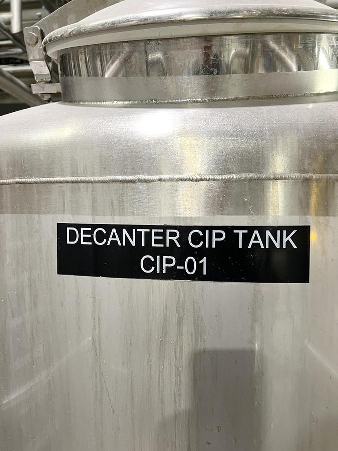 Used Used 750 Gallon Tank, 316L Stainless Steel