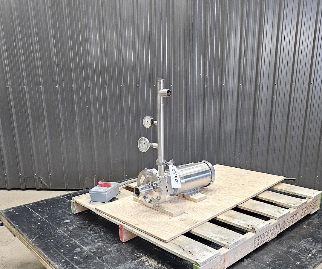 Used Used Fristam Centrifugal Pump, 2" X 1.5", 1.5 HP