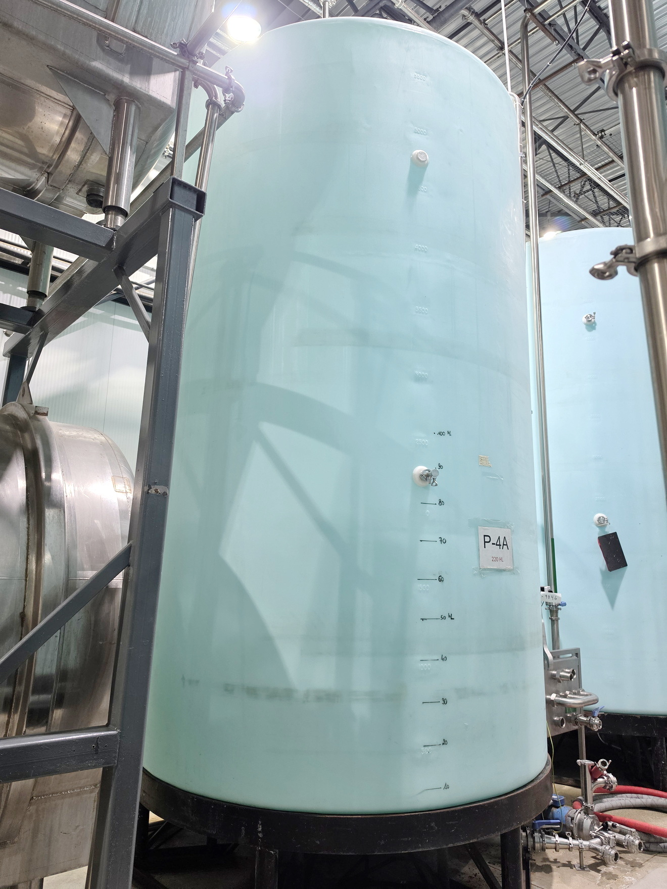 Used Used 6000 Gallon Tank, Reinforced Polypropylene