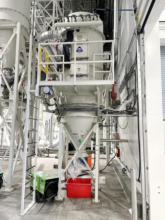 Used Used Kice XP Venturi Jet Filter, With Rotary Airlock & Fan