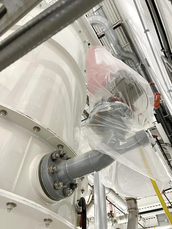 Used Used Kice XP Venturi Jet Filter, With Rotary Airlock & Fan