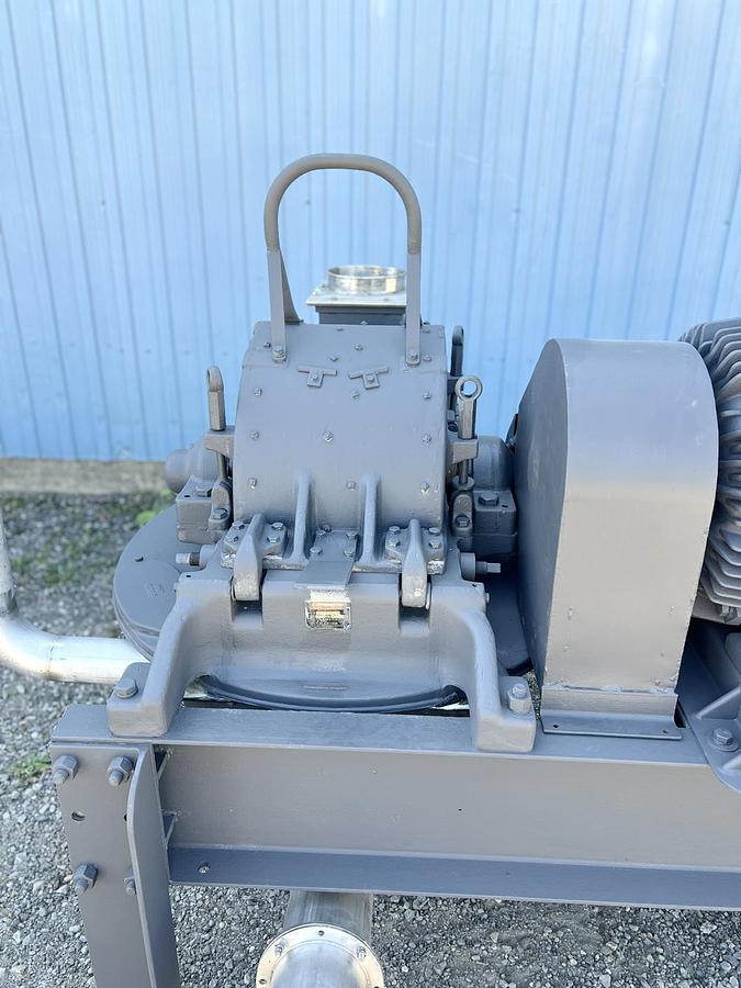 Used Used Mikro Pulverizer Hammermill, Swinging Hammers, 60 HP , With Screw Conveyor