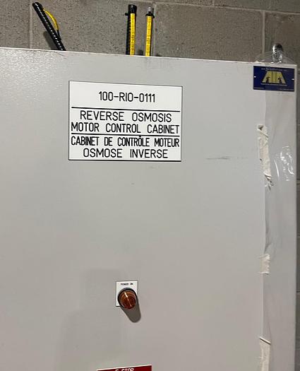 Used USED OSMO MEMBRANE SYSTEMS GMBH, COMPLETE REVERSE OSMOSIS SYSTEM