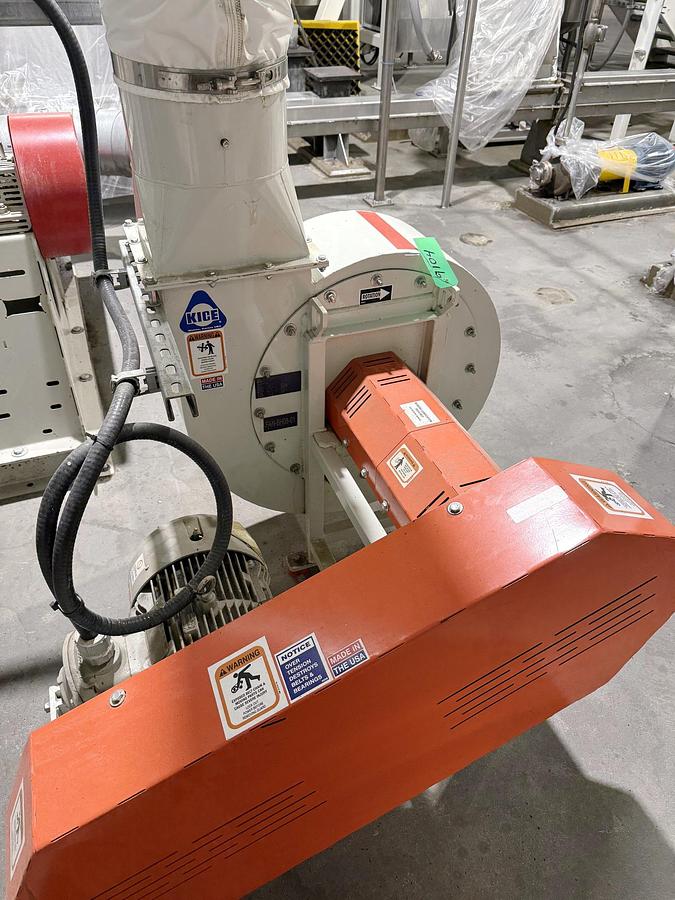 Used Used Kice XP Venturi Jet Filter, With Rotary Airlock & Fan