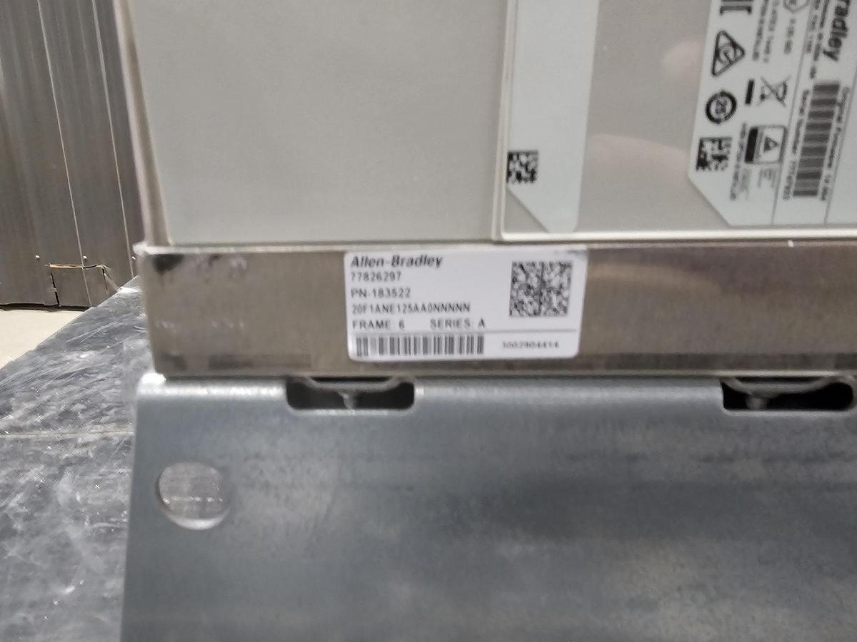 Used Used Allen-Bradley Variable Frequency Drive, Model 20F1ANE077 AA0NNNNN, 75 HP, 600V
