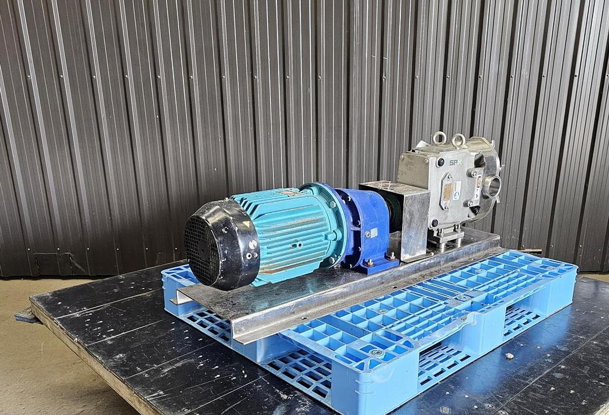 Used Used SPX Rotary Lobe Pump, Model 130-U1, 10 HP