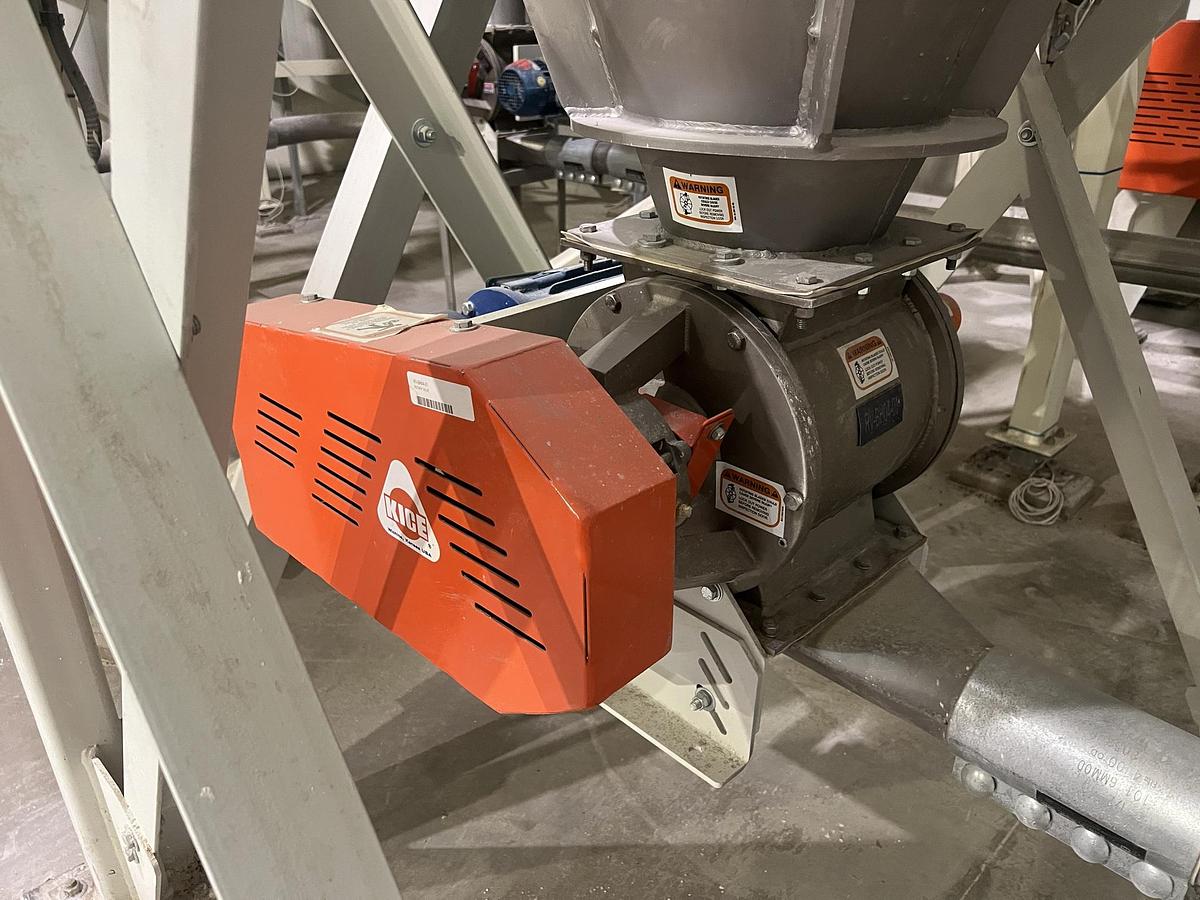 Used Used Kice Venturi Jet Filter, With Rotary Airlock, with Blower