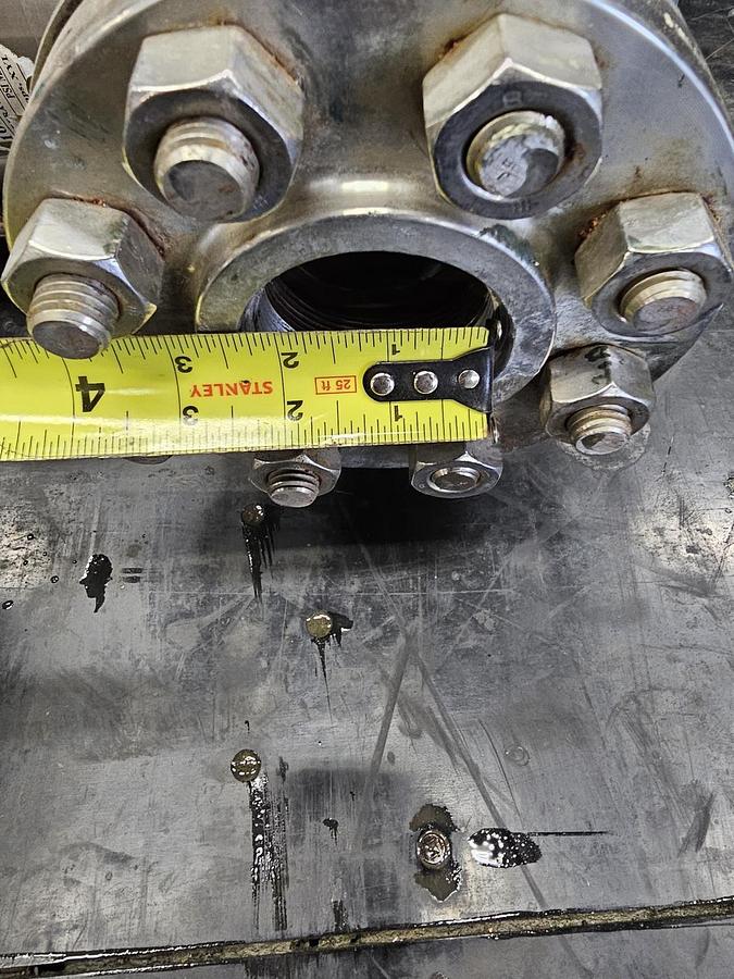 Used Used Goulds Centrifugal Inline Pump, 2'' x 2'', 5 HP