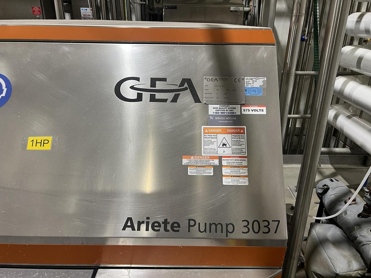 Used Used GEA Ariete 3037 Homogenizer