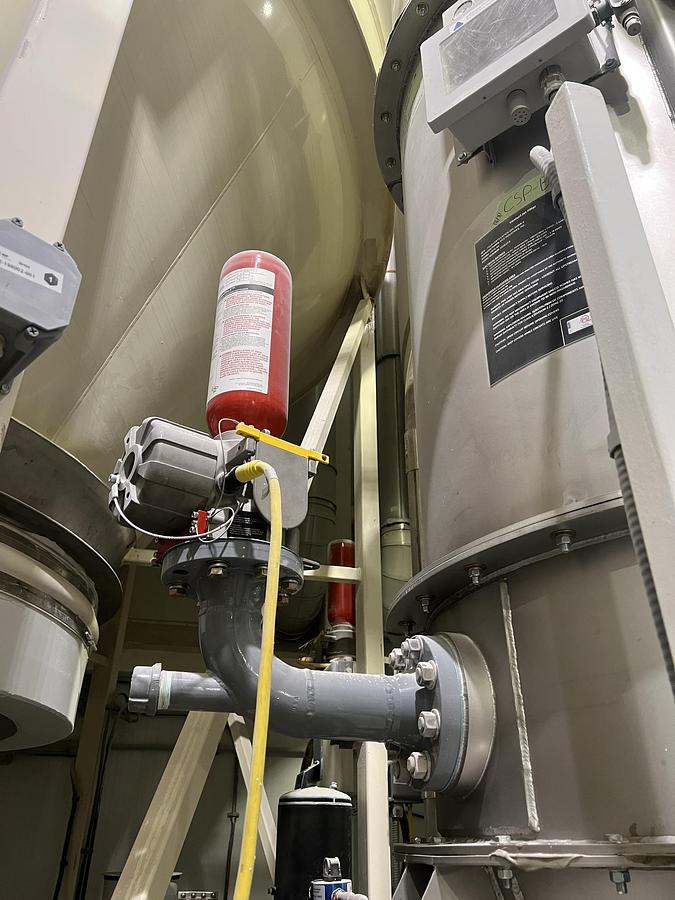 Used Used Kice Venturi Jet Filter, With Rotary Airlock, with Blower