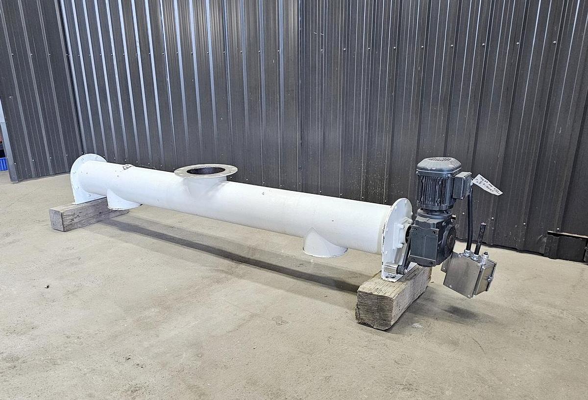 Used Used Screw Conveyor, 8" Diameter X 104'' Long